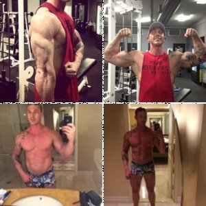 Pre and post comp pics