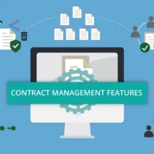 Smart contract management software for large scale vendors