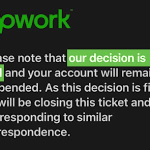 Anyone Else Done With Upwork?