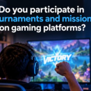 Do you participate in tournaments and missions on gaming platforms?