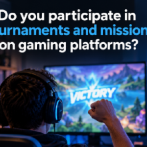 Do you participate in tournaments and missions on gaming platforms?