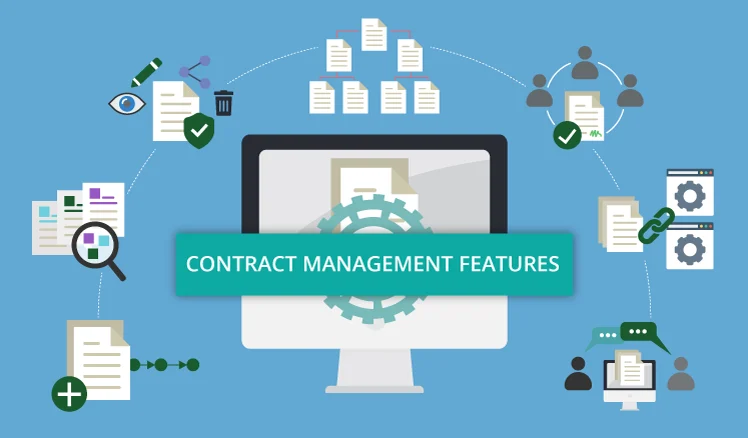 Smart contract management software for large scale vendors